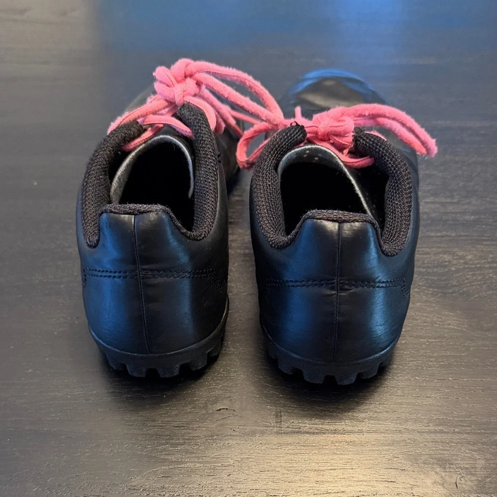 Kids Black and Pink Shoes